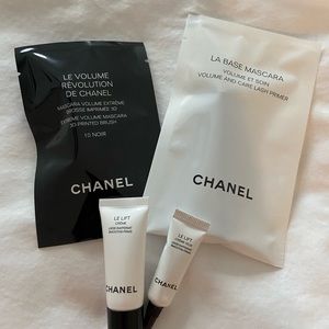 Chanel samples: Mascara,primer,eye cream & moisturizer